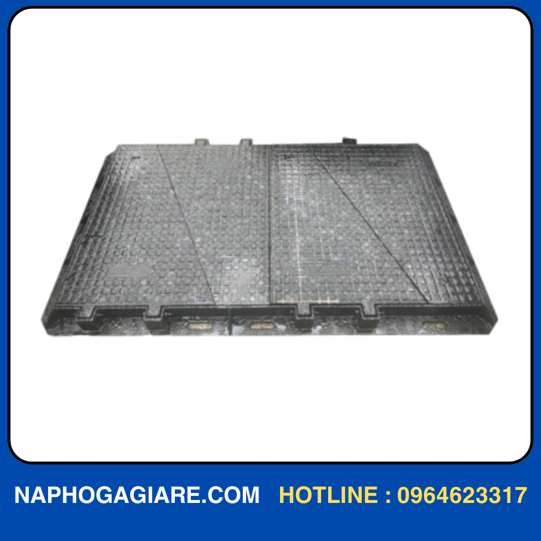 Nắp Bể Cáp Gang 4 Cánh Vỉa Hè